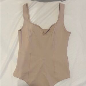 Abercrombie & Fitch Soft Beige Bodysuit
